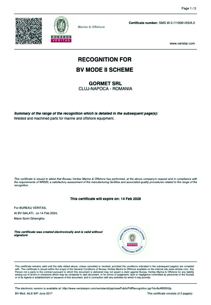 Gourmet SRL - certificat SMS.W.II_._110061_03_A.0